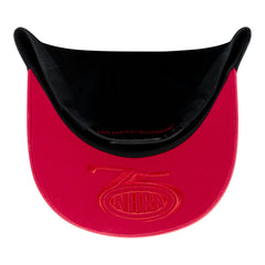 NHRA 75th Anniversary Collectors Pin Hat - Underbill View