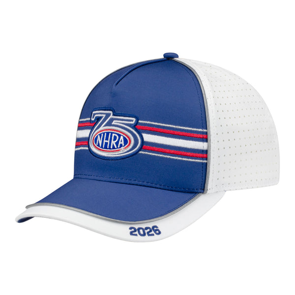 NHRA 75th Anniversary 2026 Tour Hat - Angled Left Side View