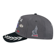 NHRA 75th Anniversary Limited Edition Hat 1 of 75 in Grey - Left Side View