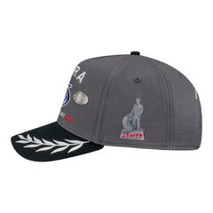 NHRA 75th Anniversary Limited Edition Hat 25 of 75 in Grey - Left Side View