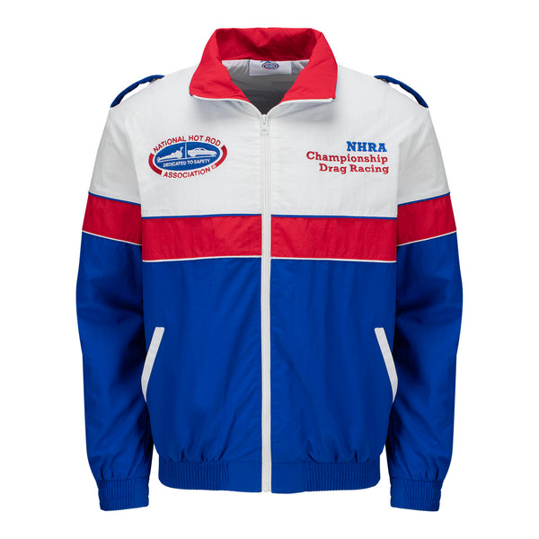 NHRA 75th Anniversary Full Zip Throwback Jacket - Front View