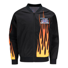 75th Anniversary Flame Jacket in Black - Front View