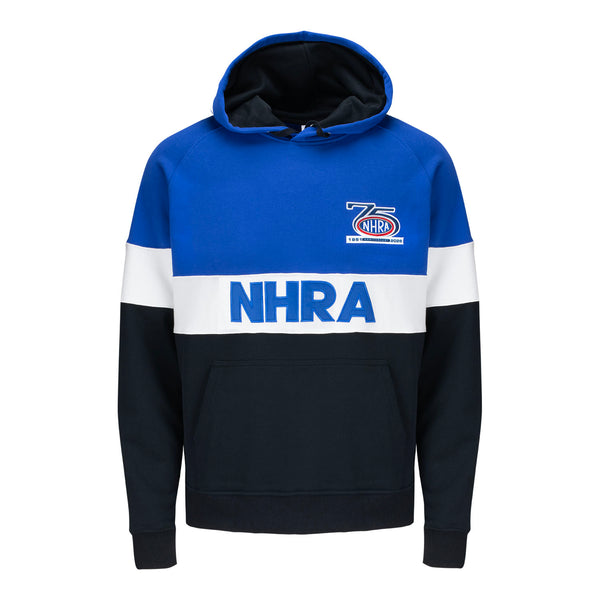 NHRA 75th Anniversary Colorblock Pullover Hoodie - Front View