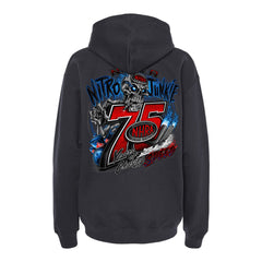 NHRA Nitro Junkie Sweatshirt in Black - Back View