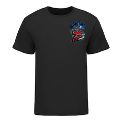 NHRA 75th Nitro Junkie T-Shirt in Black - Front View