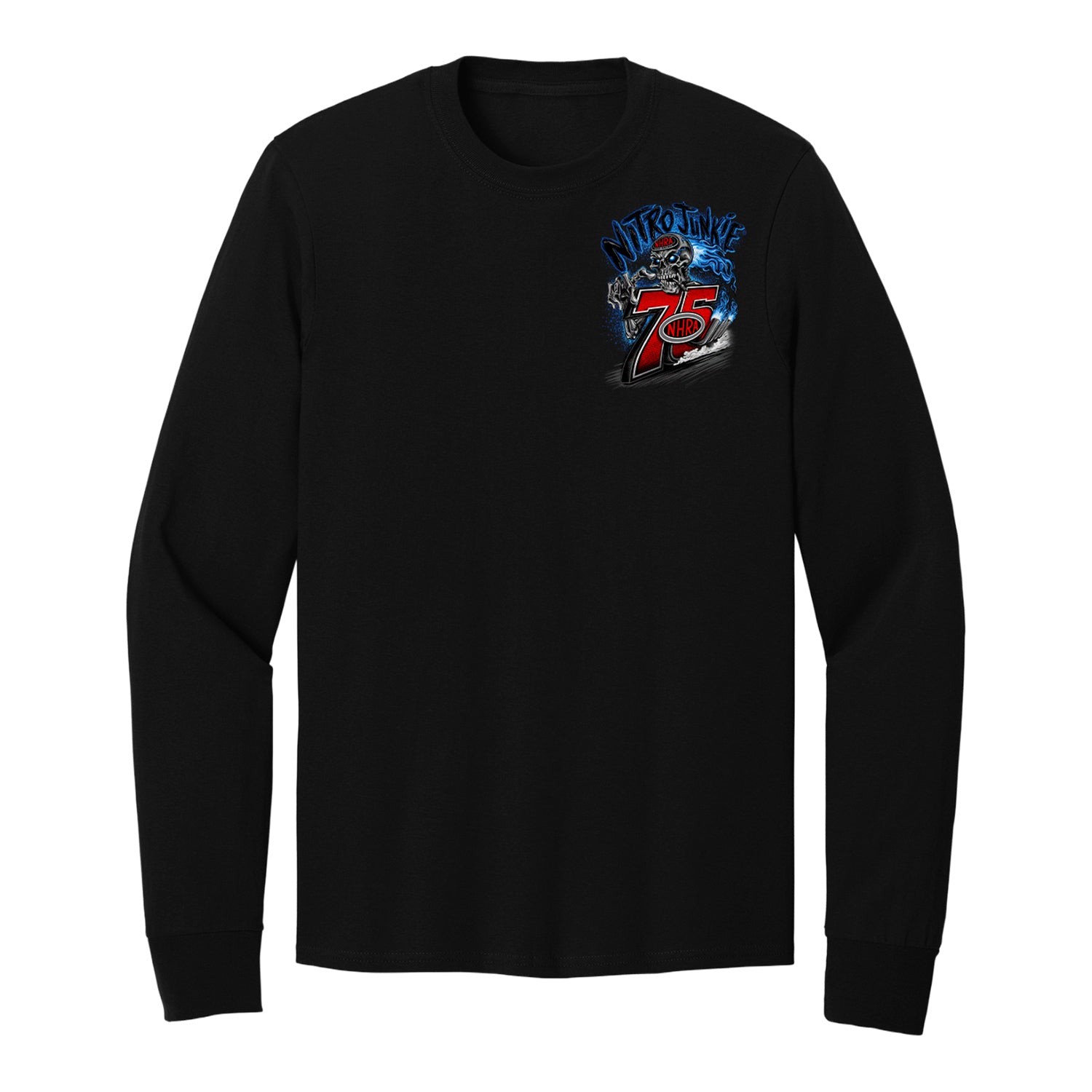 NHRA 75th Nitro Junkie Long Sleeve T-Shirt | NitroMall