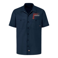 NHRA 75th Nitro Garage Shirt in Blue - Front View