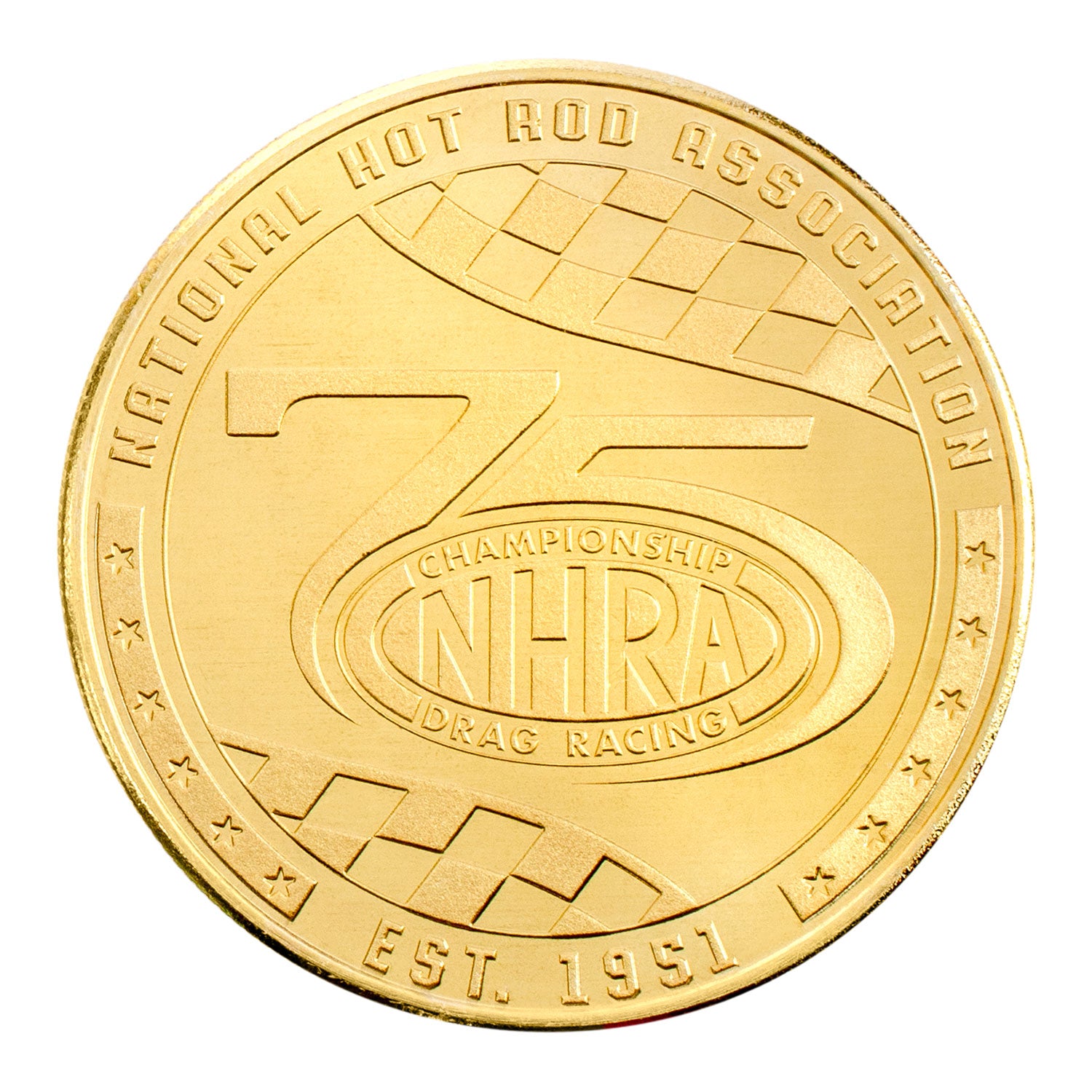 NHRA 75th 2026 Tour Coin | NitroMall