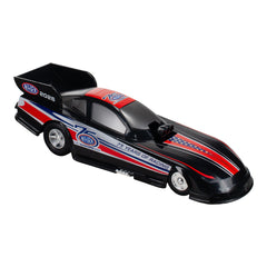 NHRA 75th Black Plastic Toy Funny Car - Front Right View