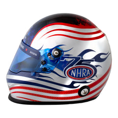 NHRA 75th Mini Helmet - Left Side View