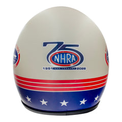 NHRA 75th Retro Mini Helmet - Back View