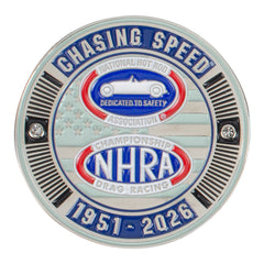 NHRA 75th Commemorative Coin - Back View