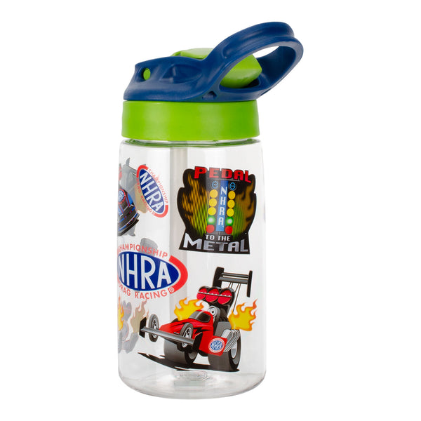 NHRA Blue Sippy Cup - Angled Left Side View