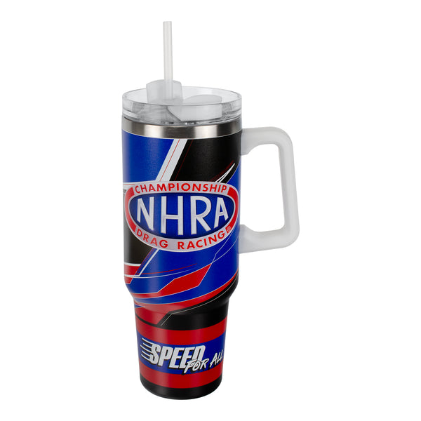 NHRA Speed For All Handle Tumbler - Front View