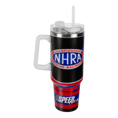 NHRA Speed For All Handle Tumbler - Back View