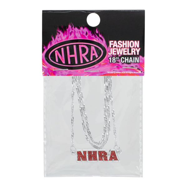 NHRA Rhinestone Necklace - Front View