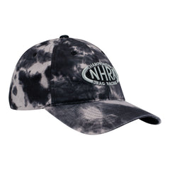 Ladies NHRA Smoke Slide Buckle Hat in Black - Front Right View