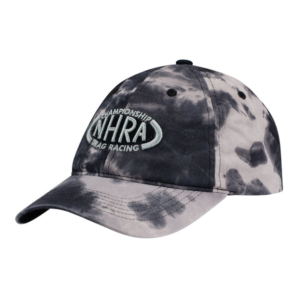 Ladies NHRA Smoke Slide Buckle Hat - Front Left View 