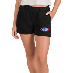 NHRA Ladies Classic Black Shorts - Front View 