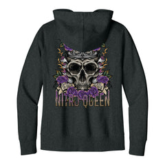 Ladies Nitro Queen Full Zip Sweatshirt - Back View