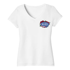 Ladies Nitro Queen T-Shirt in White - Front View