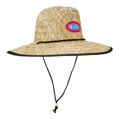 NHRA Straw Hat In Tan - Right Side View