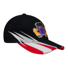 NHRA 2024 Tour Hat In Black, White & Red - Angled Right Side View