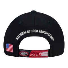 NHRA 2024 Tour Hat In Black, White & Red - Back View