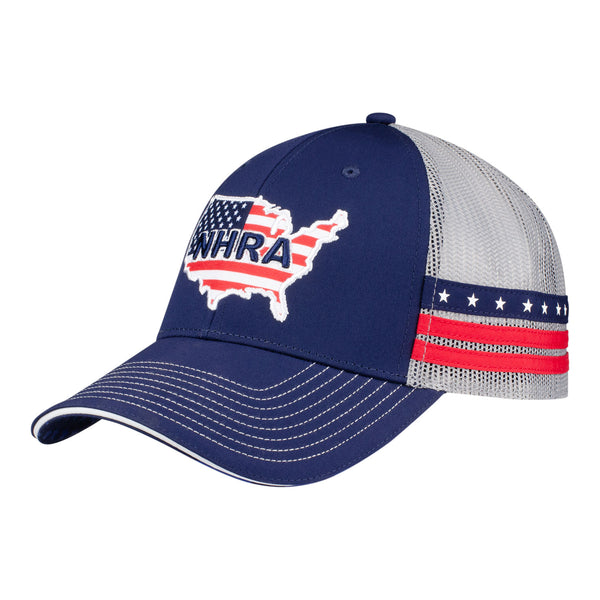 NHRA Americana Mesh Hat - Angled Left Side View