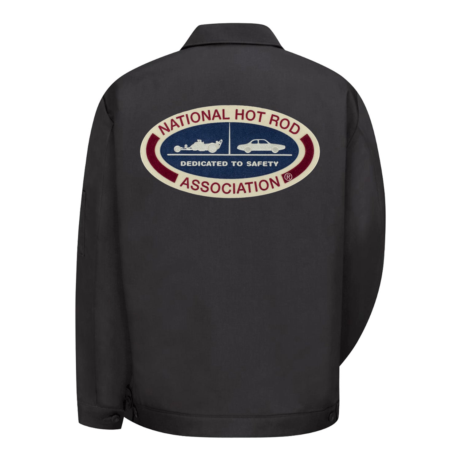 Dedicated To Safety Retro Garage Jacket | NitroMall
