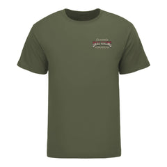 NHRA Retro Americana T-Shirt In Green - Front View
