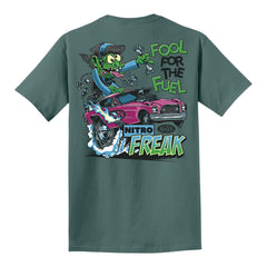 NHRA Nitro Freak Green T-Shirt - Back View