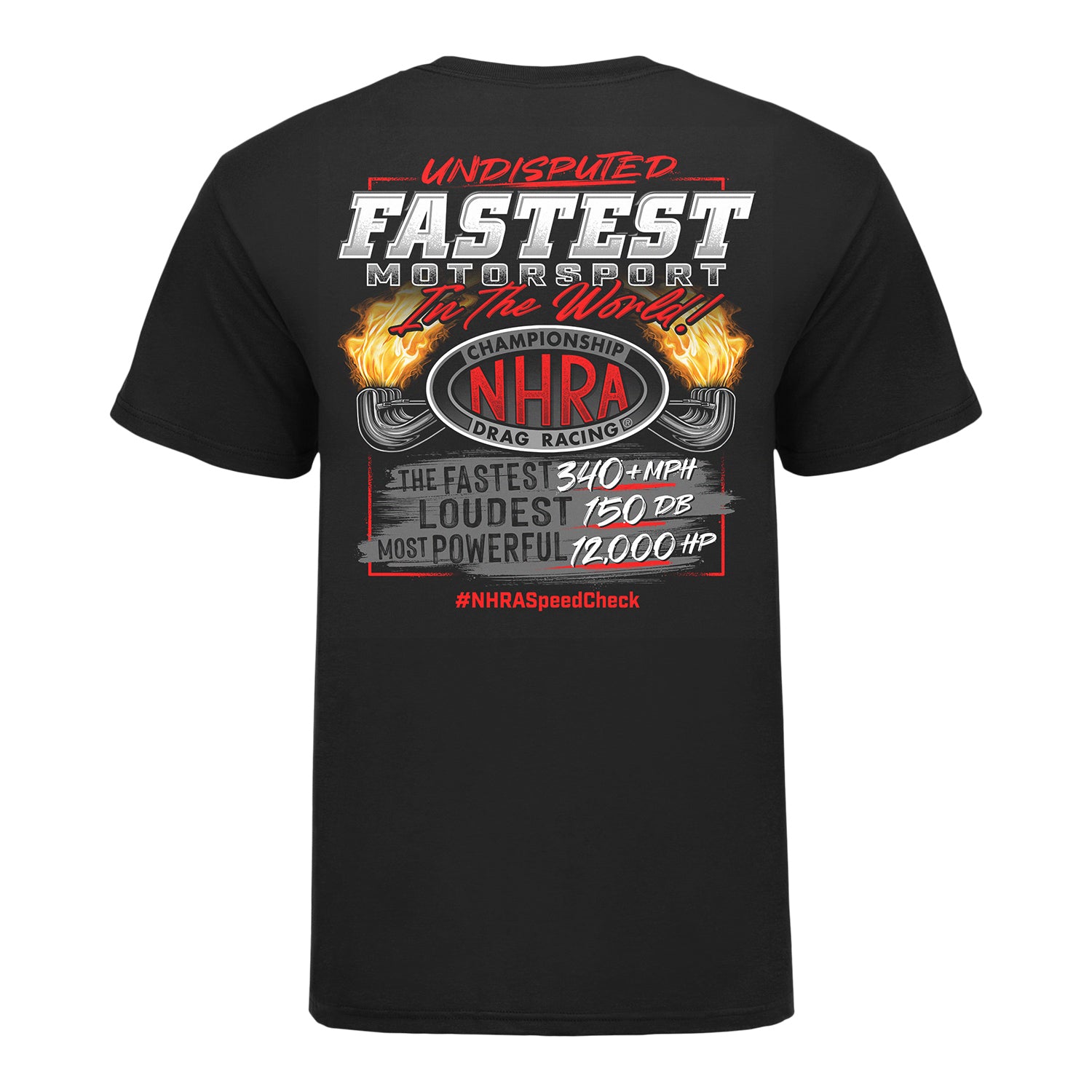 NHRA Undisputed Fastest T-Shirt | NitroMall