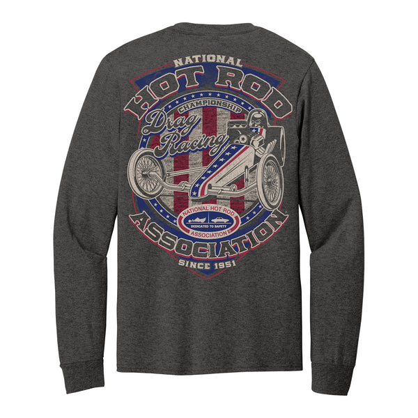 NHRA Retro Americana Long Sleeve T-Shirt - Back View