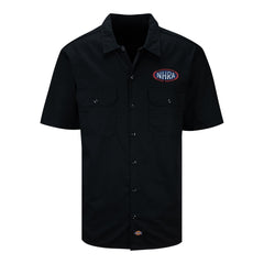 Nitro Garage Work Shirt In Black - Front View
