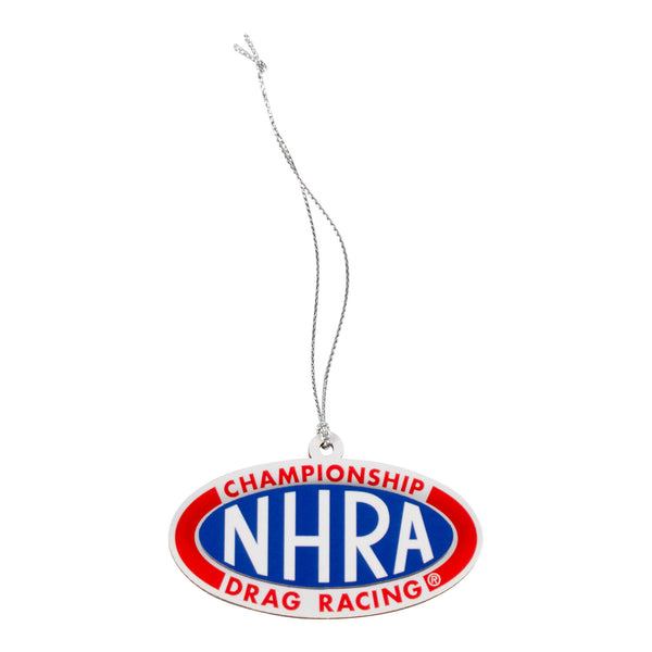 NHRA Christmas Ornament In Blue, White & Red - Front View