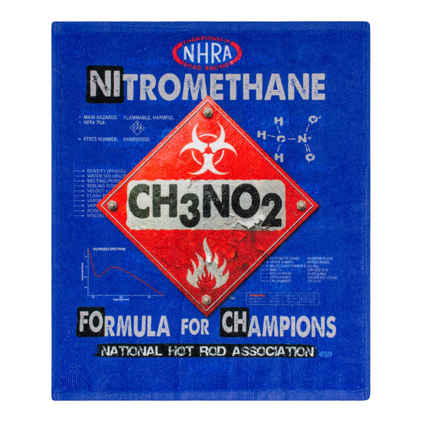 NHRA CH3NO2 Towel - Front View