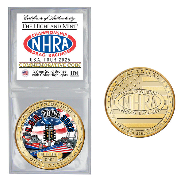 2025 NHRA Tour Coin - Front View