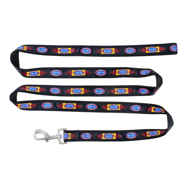 NHRA Flames Dog Leash - Front View