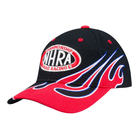 NHRA Flame Youth Hat - Angled Left Side View