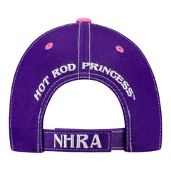 NHRA Hot Rod Princess Youth Hat in pink - Back View