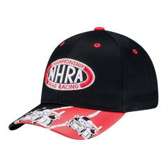 NHRA Little Racer Toddler Hat in Black - Front Left View