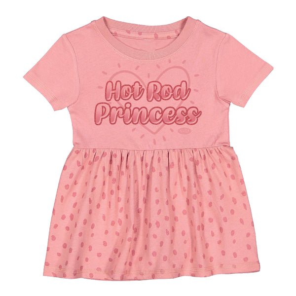 Hot Rod Princess Infant Dress - Front View