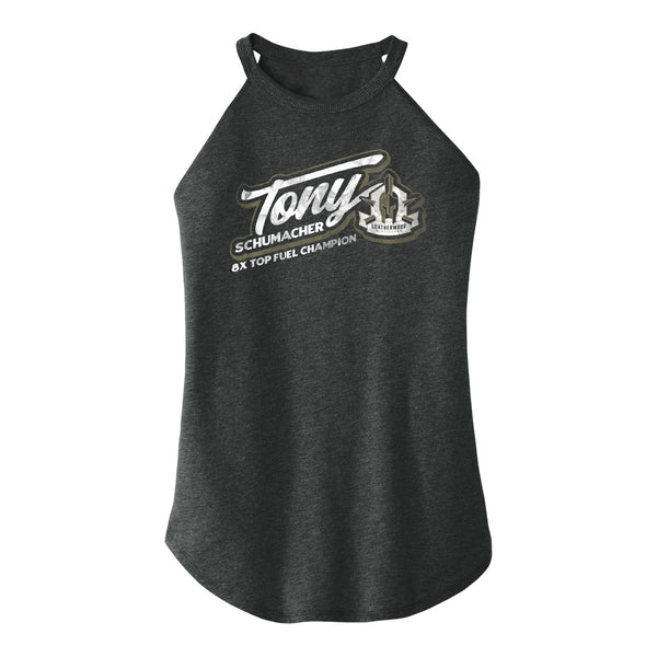 Tony Schumacher Tank Top - Black Frost - Front View