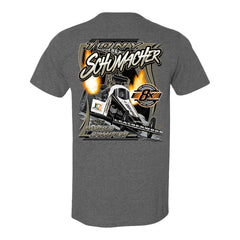 Tony Schumacher Top Fuel T-Shirt in Grey - Back View
