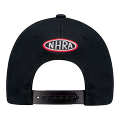 Austin Prock Ford Motorcraft Snapback Hat In Black & Red - Back View