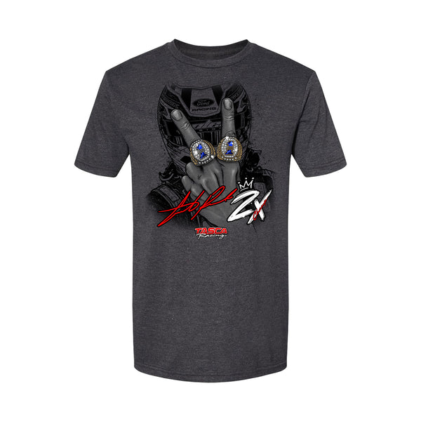 Austin Prock 2026 2x Champ Ring Shirt In Grey - Front View