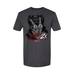 Austin Prock 2026 2x Champ Ring Shirt In Grey - Front View