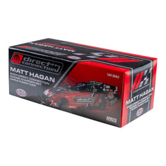 2024 Matt Hagan Direct Connection Funny Car Diecast 1:24 In Red & Black - Box Side View 2