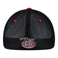 Matt Hagan 4X Funny Car Champ Flex-Fit Hat In Black & Red - Back View